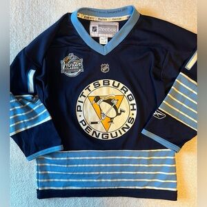 Pittsburgh Penguins Winter Classic 2011 Reebok Away Jersey, Jordan Staal, Yth SM